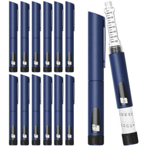 V3 Reusable Peptide Injection Pen Set of 12 Pens, Midnight Navy