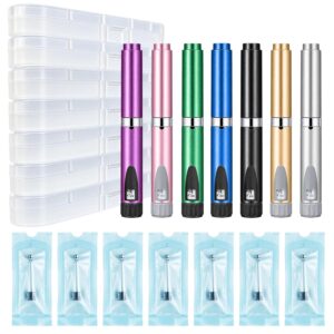 V2 Reusable Peptide Pen Injector Set, 7-Pack,Multi-Color